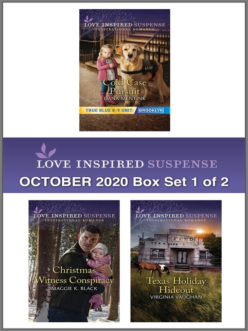 Title details for Harlequin Love Inspired Suspense October 2020--Box Set 1 of 2 by Dana Mentink - Available